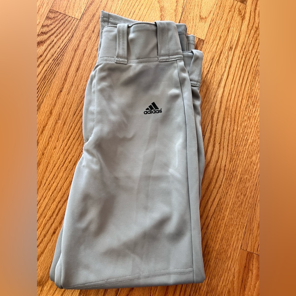 Grey baseball pants adidas size medium